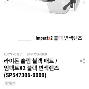루디프로젝트 라이돈 슬림 임팩트 X2 변색렌즈