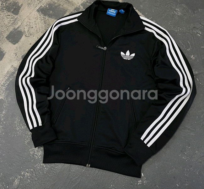 아디다스 블랙 검정 파이어버드 트랙탑 져지집업 90/S--0
