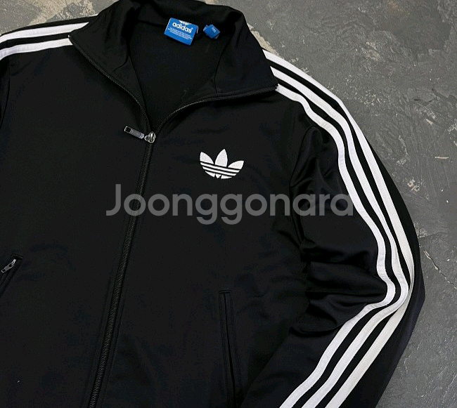 아디다스 블랙 검정 파이어버드 트랙탑 져지집업 90/S--1