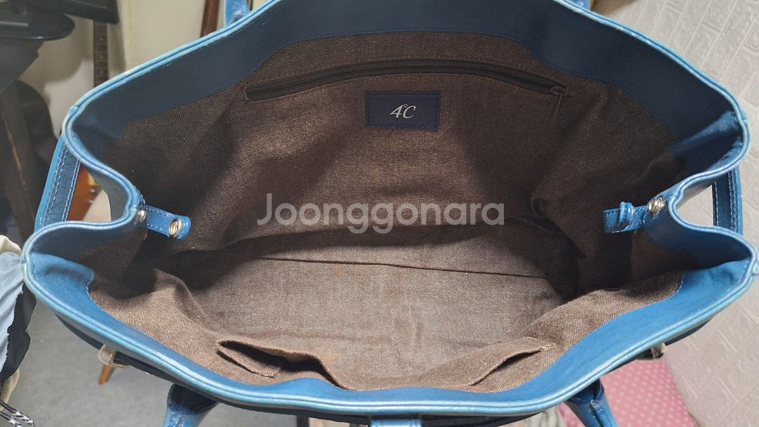 일본 명품브랜드 욘도씨 4도씨 빈티지 가방 토트백--7