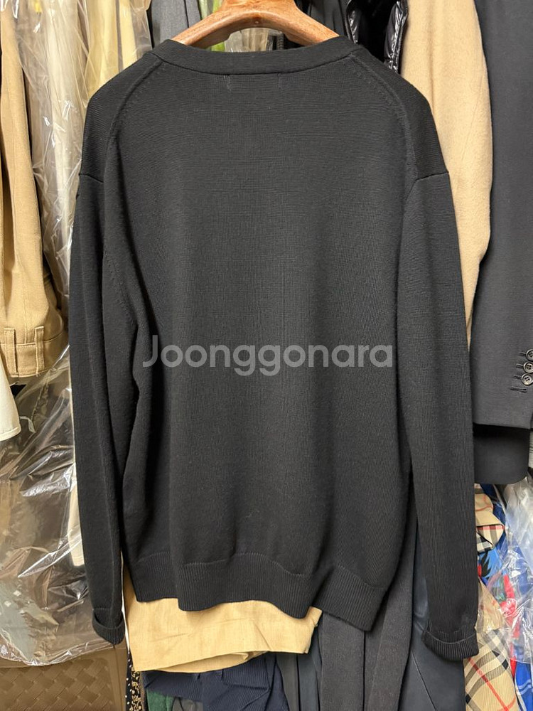 매너그램 검정 가디건 xl--1