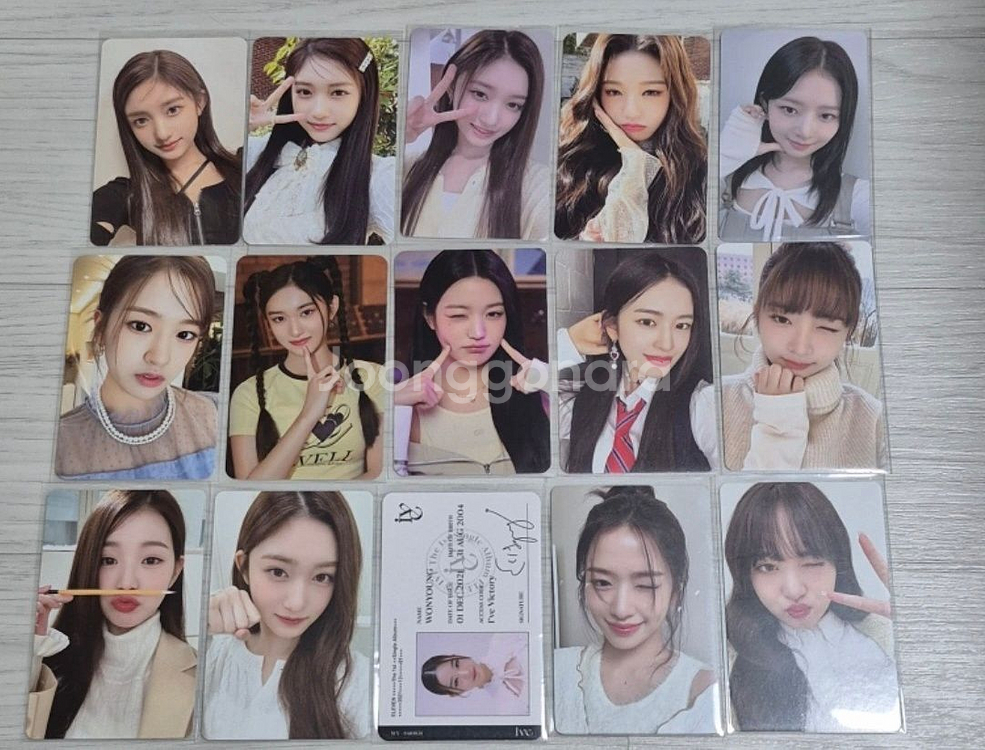 아이브 포토카드 일괄 대량 양도 70장--1