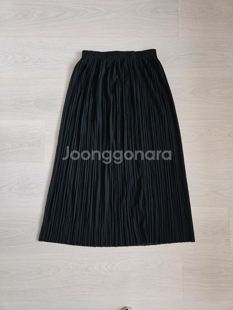 A라인 플리츠 플레어 롱스커트(허리밴딩)아코디언 스커트--5