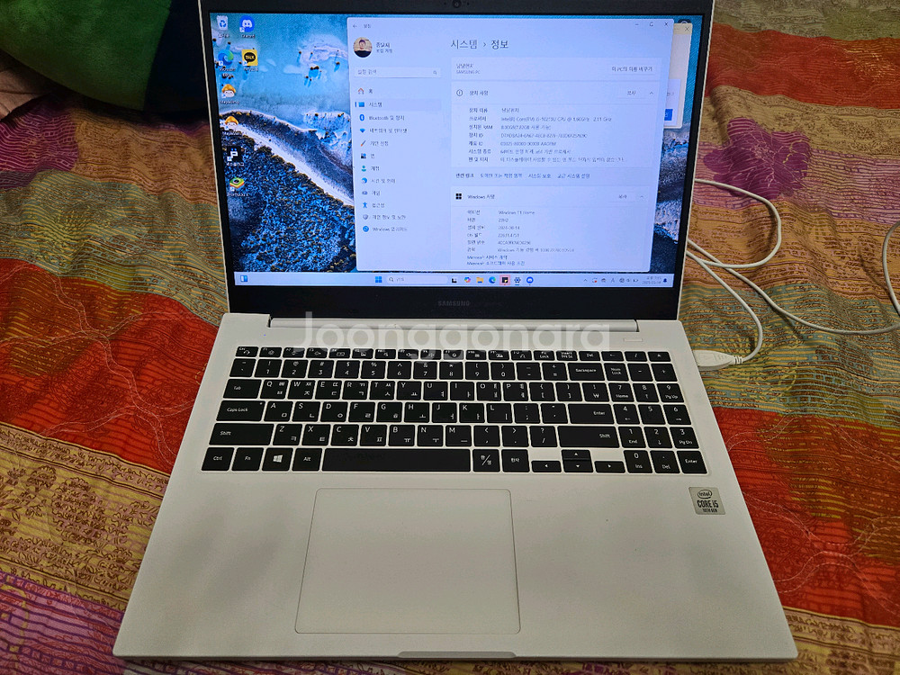 삼성 노트북 NT550XCR (힌지파손) 판매--1