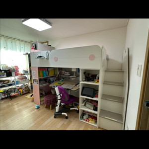 리바트 뉴꼼므 벙커 핑크(매트리스 포함)