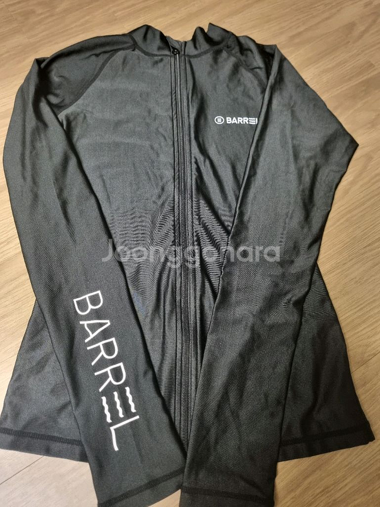 배럴 블랙 래쉬가드 슬리브드나시 세트--0