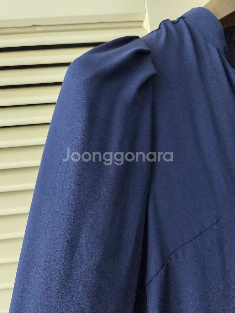 봄/여름 여성 정장쉬폰블라우스(고급스런 네이비)--2