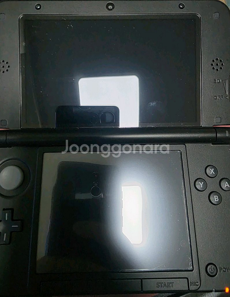 닌텐도 3ds xl + 칩3개 팝니다.--5