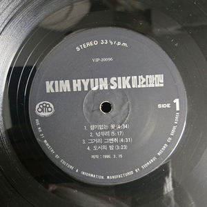 김현식 lp판