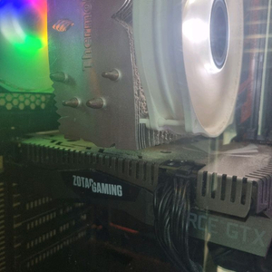 ZOTAC GTX 1660 SUPER AMP 백플레이트