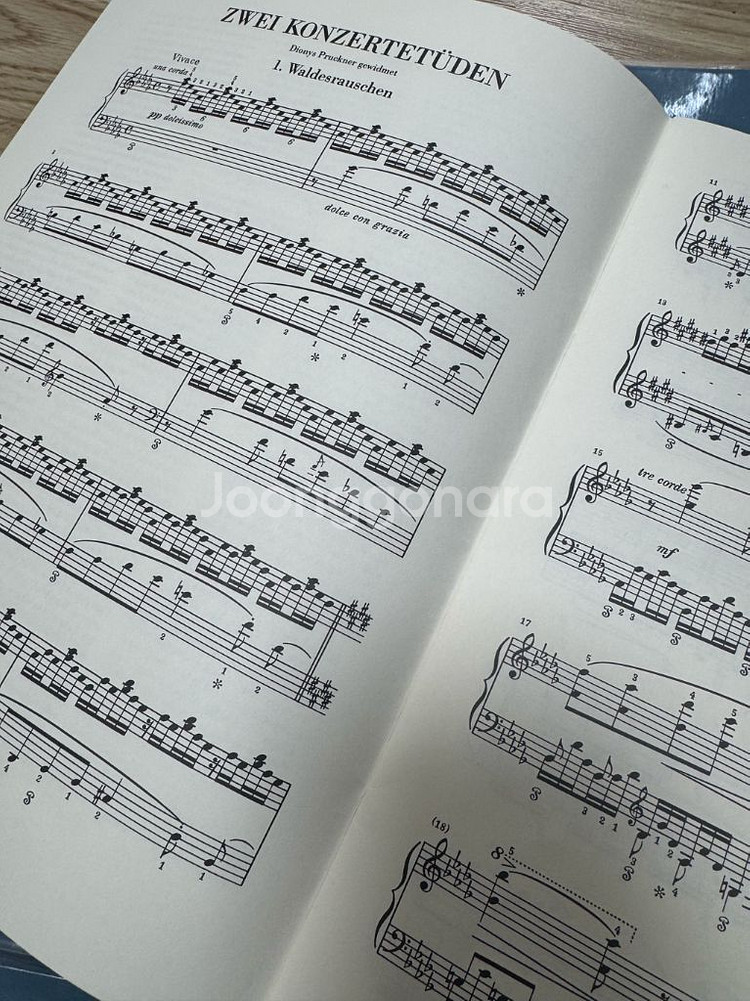 피아노 악보 헨레판 쇼팽 리스트 모차르트--5