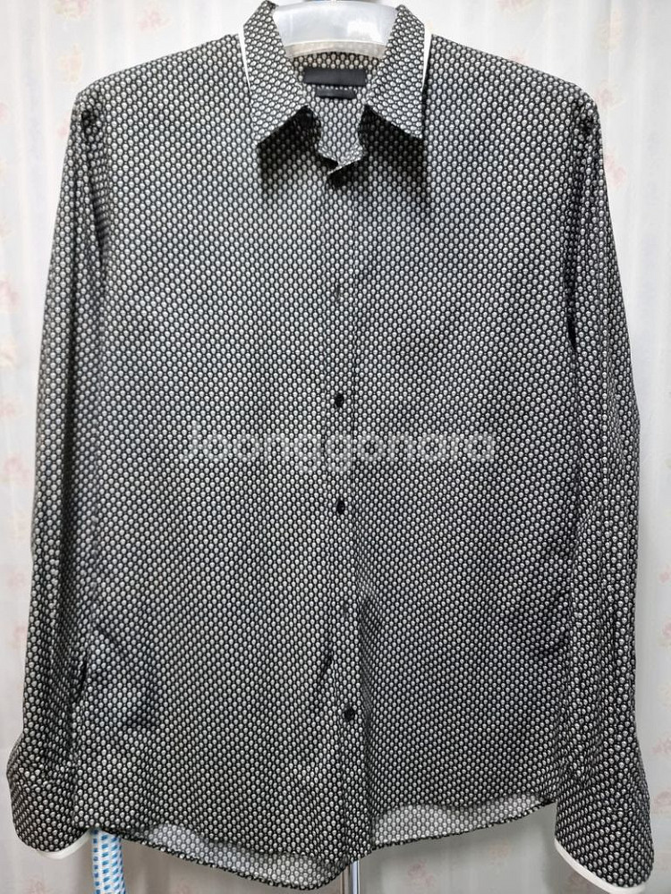 알랙산더 맥퀸 스컬 레이어드 셔츠 정품--0