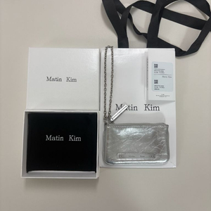 마뗑킴 실버 반지갑 (새상품급)