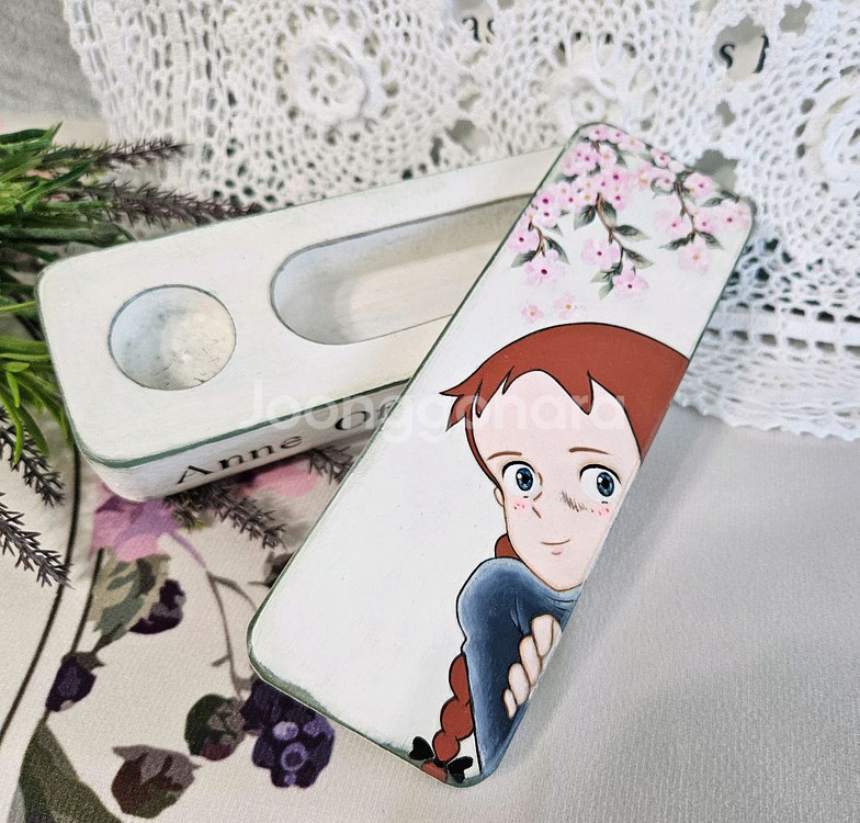 빨간머리앤 도장 인주 케이스 1종--3