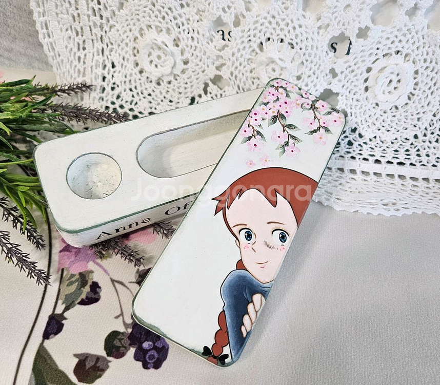 빨간머리앤 도장 인주 케이스 1종--2