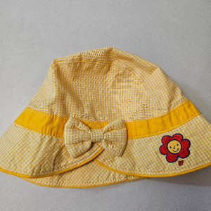 베베드피노 깅엄체크모자