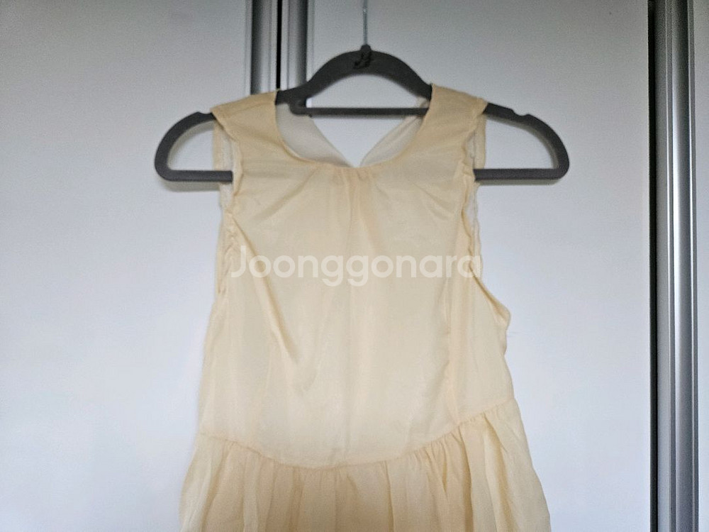 새상품 급매) 나시 캉캉 플리츠 롱 원피스--4