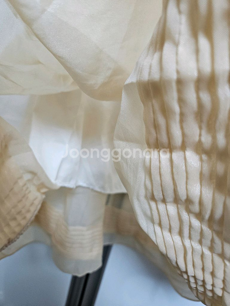 새상품 급매) 나시 캉캉 플리츠 롱 원피스--3