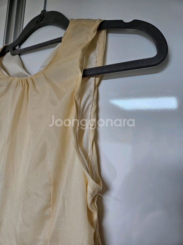 새상품 급매) 나시 캉캉 플리츠 롱 원피스--5