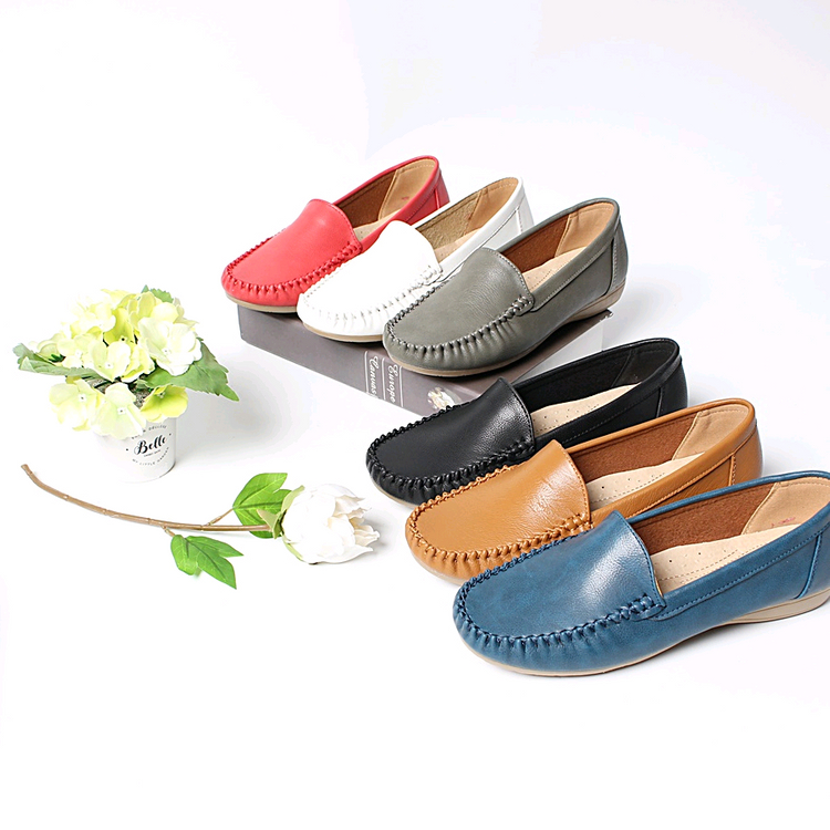 급매 새상품) 초경량 편한 플랫슈즈 로퍼 슬립온 슈즈--4