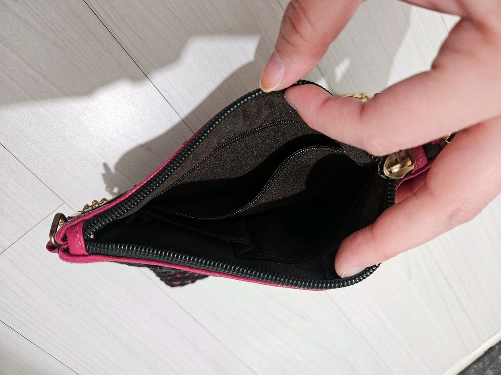 급매 새상품) 레이스 핸드백 미니 가방 체인 크로스백--1