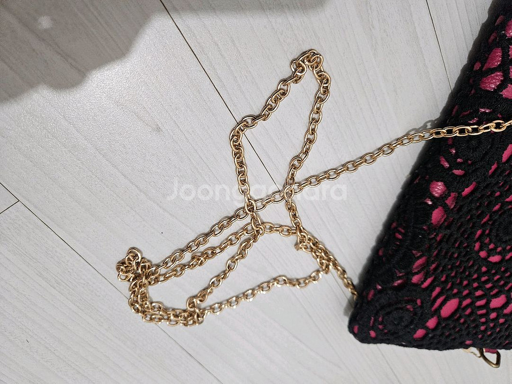 급매 새상품) 레이스 핸드백 미니 가방 체인 크로스백--2