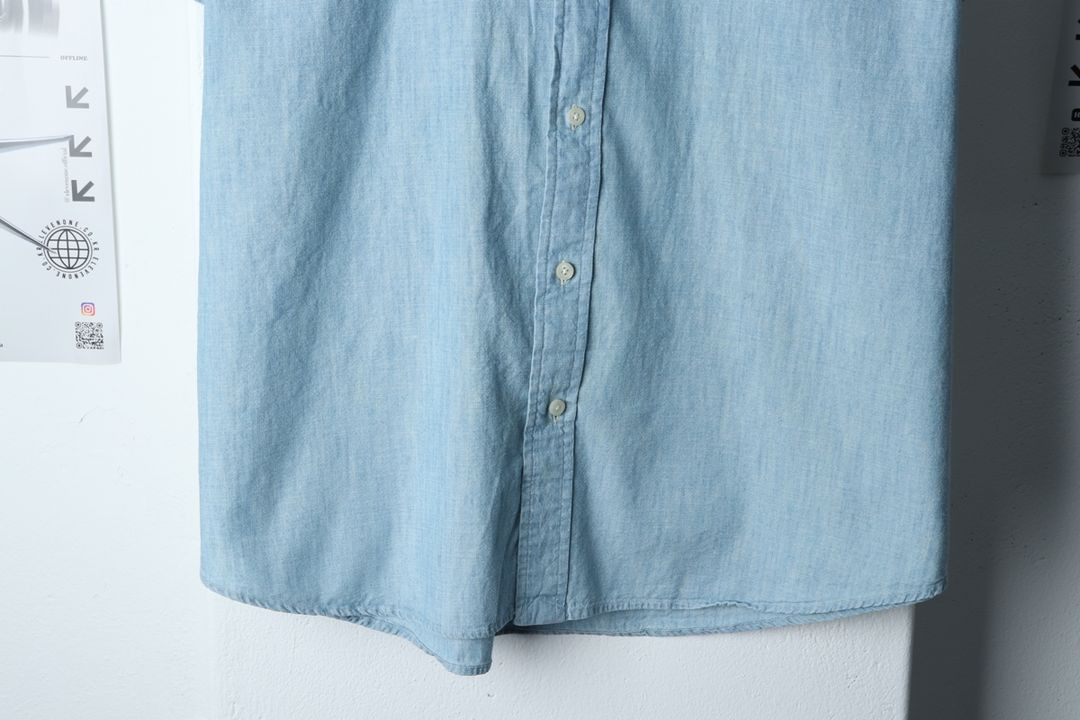 (2XL) 폴로 랄프로렌 반팔셔츠 남방 빅사이즈 데님 이미지