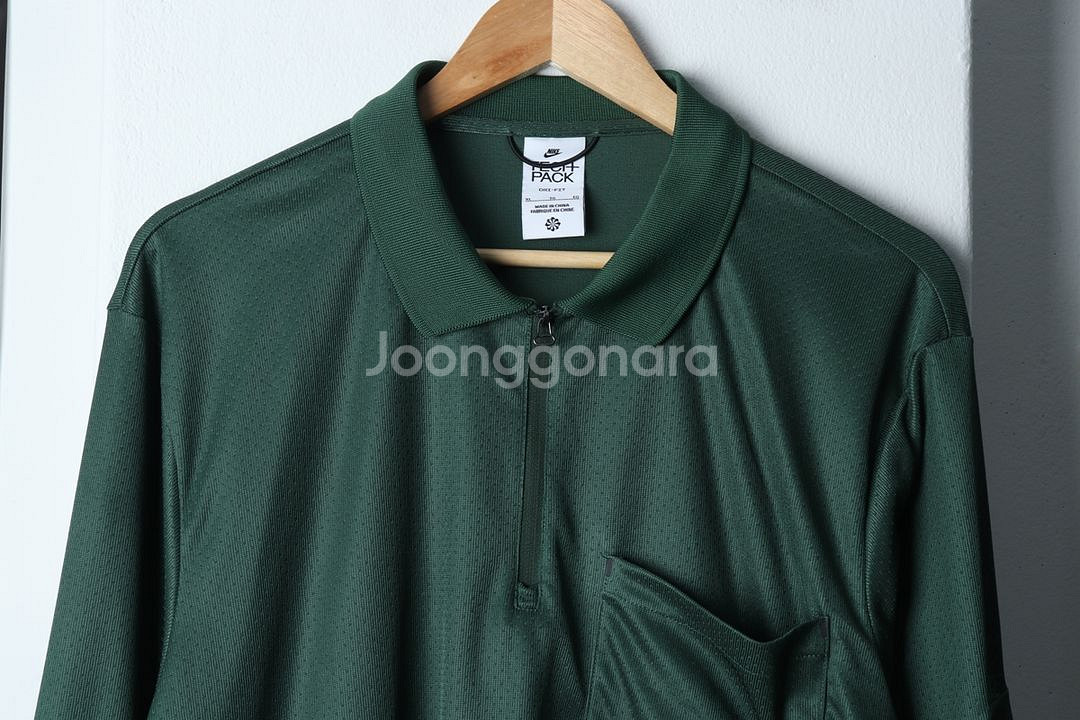 (XL) 나이키 카라 긴팔티셔츠 반집업 테크팩 기능성--4