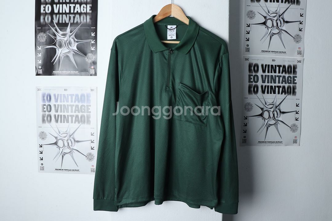 (XL) 나이키 카라 긴팔티셔츠 반집업 테크팩 기능성--0