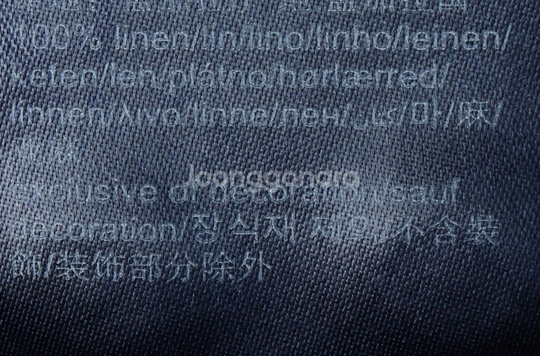 (M) 타미힐피거 셔츠 남방 네이비 린넨 마--2