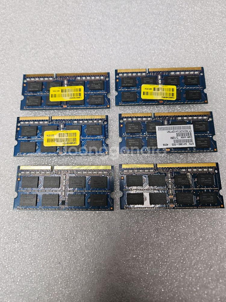 하이닉스 노트북 램 DDR3 4기가 6개 입니다--3