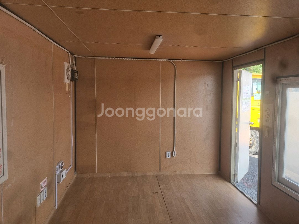 중고컨테이너 이동식주택 비닐사이딩 난방--3