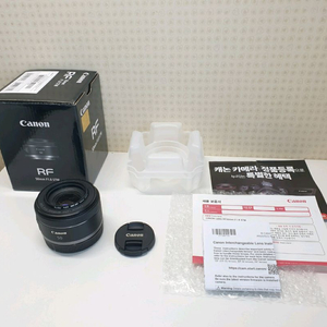 캐논 RF 50mm f1.8 STM 미러리스 단렌즈