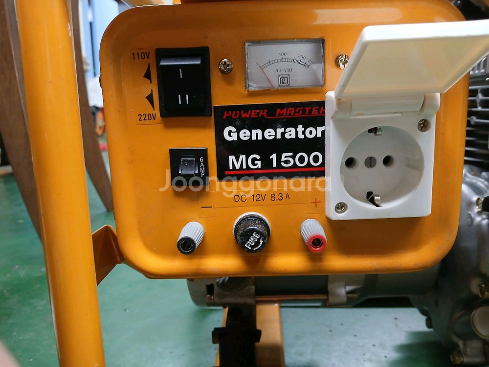 가솔린휴대발전기 MG1500 새상품 2000년--2