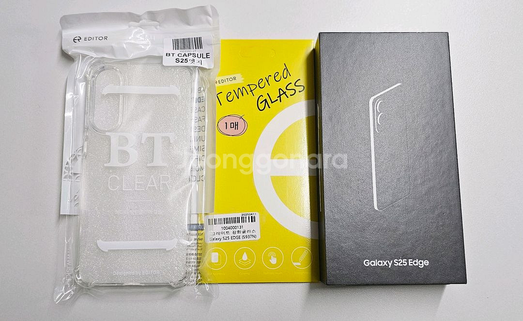 갤럭시 S25 엣지 521GB 미개봉 자급제 팝니다.--0