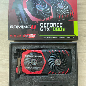 MSI GTX 1080Ti 트윈프로저 게이밍X