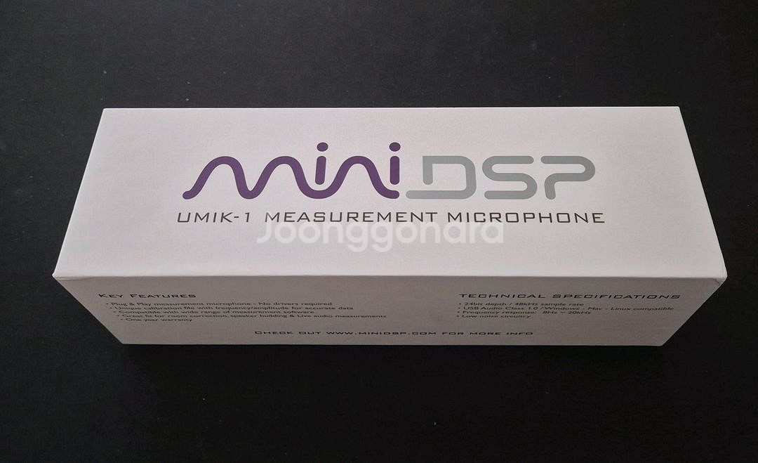 MiniDSP UMIK-1 측정용 유믹마이크 판매합니다--0