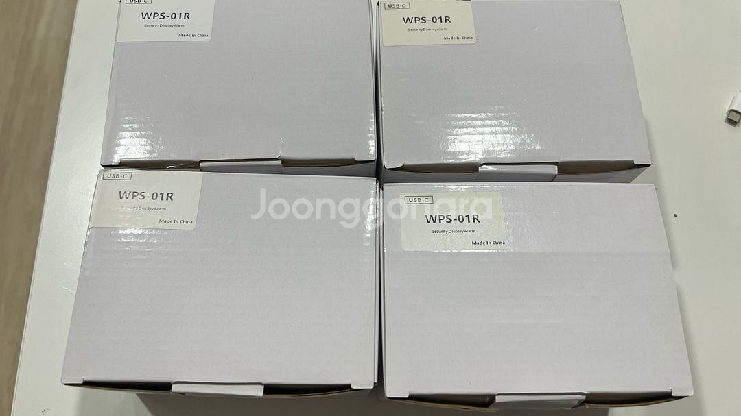 4개 모두 미사용 새제품 WPS-01R 시큐리티 디스플--0