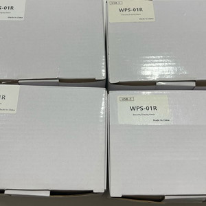 4개 모두 미사용 새제품 WPS-01R 시큐리티 디스플