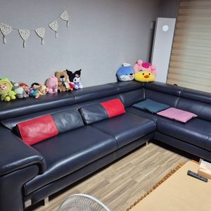 천연 가죽 코너형쇼파 FENDA