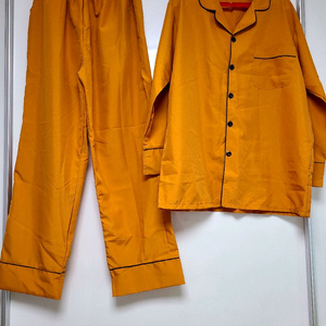 실크핏오렌지 잠옷 세트L