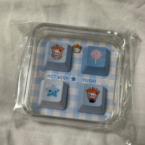 엔시티위시 로그인 엠디 유우시 키보드 키캡 미개봉