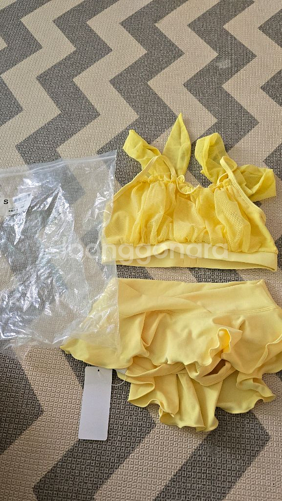 핫한폴웨어 로벨린스몰세트 레몬 새상품--0
