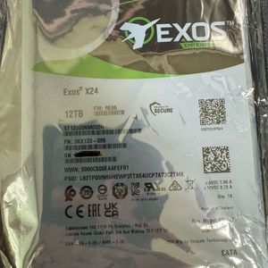 미개봉 시게이트 12TB HDD 헬륨 제품 24개 판매