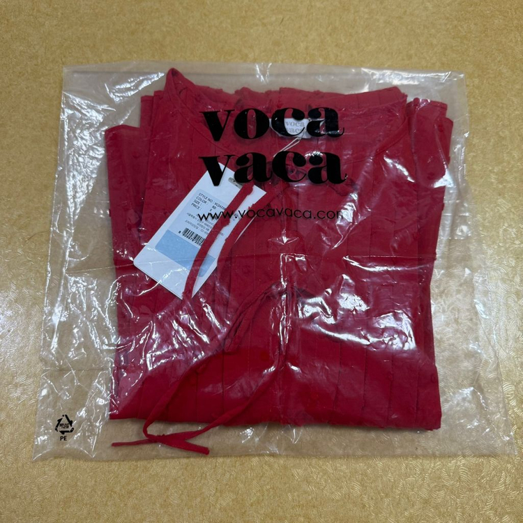 보카바카 레드 민소매 블라우스 판매! 이미지