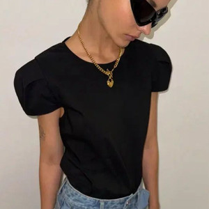 드래곤블루스 디렉션 코튼 블라우스 블랙 s