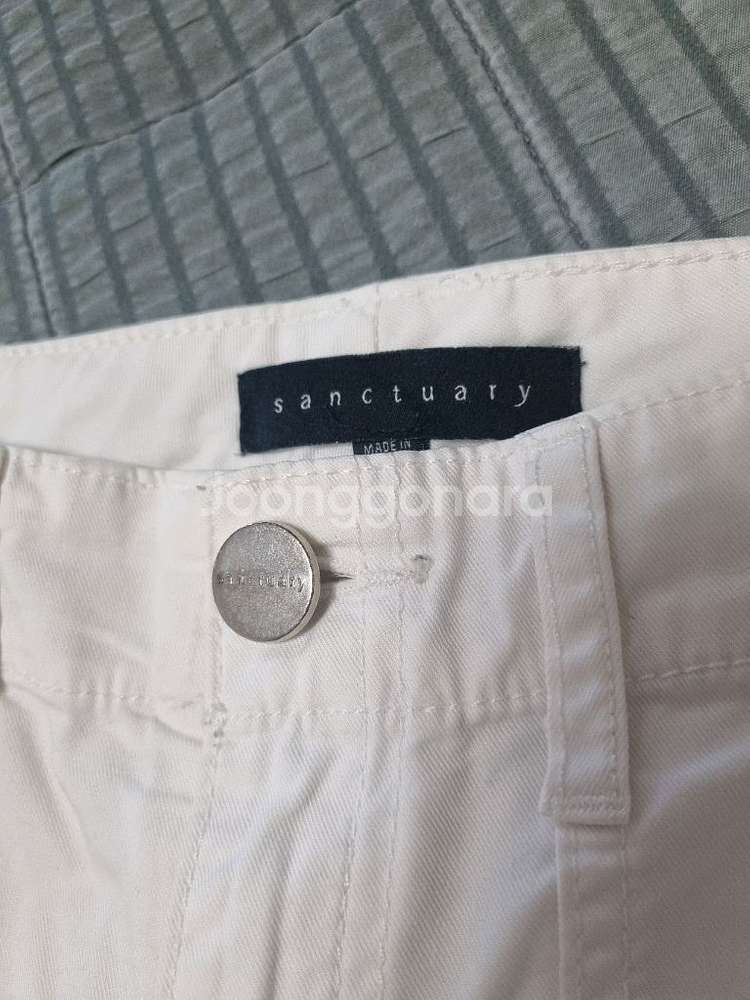 미국산 생추어리 화이트 면바지 sanctuary 24--2