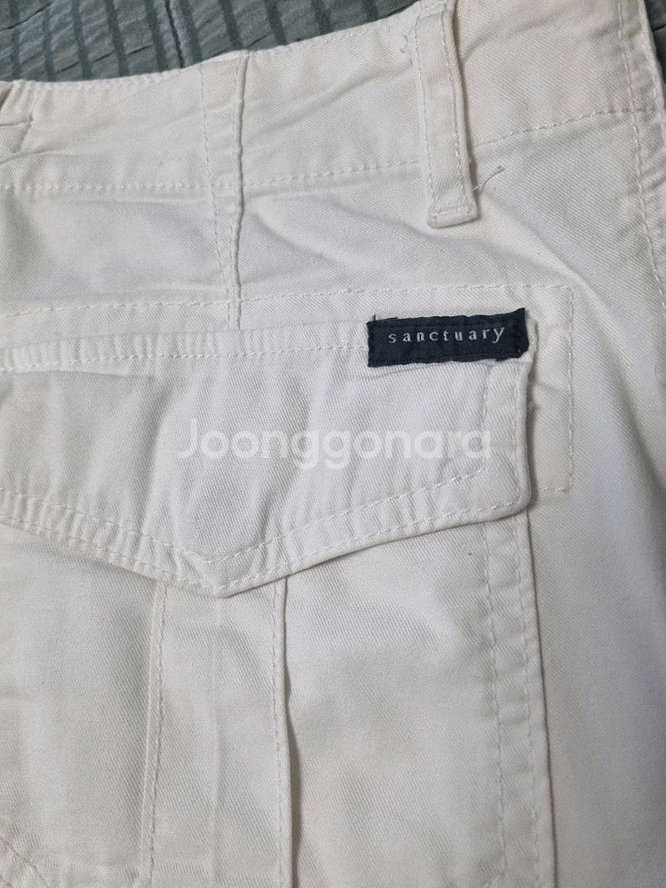 미국산 생추어리 화이트 면바지 sanctuary 24--3