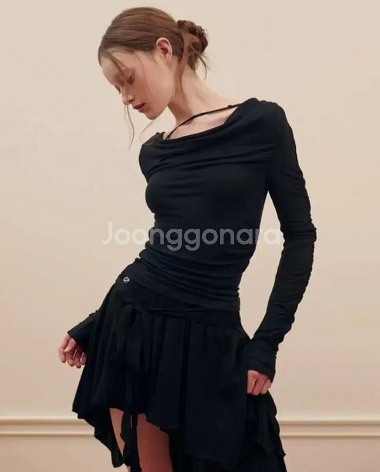 페인오어플레져 발레리나 탑 black--0