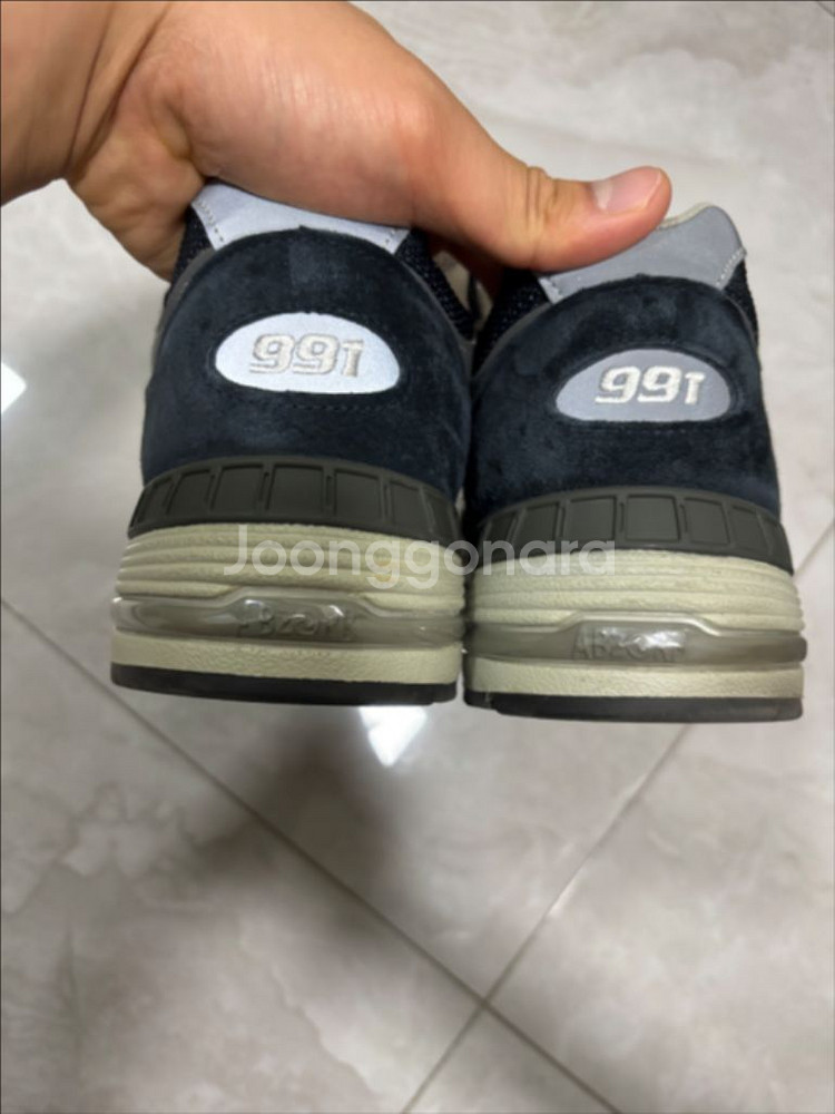뉴발란스 991 네이비 285 판매--3